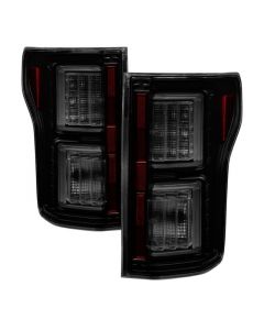 Spyder 18-19 Ford F-150 (w/o Blind Spot Sensor) LED Tail Lights - Blk Smk (ALT-YD-FF15018-LED-BSM) buy in USA