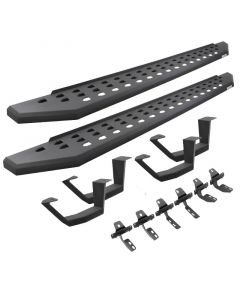 Go Rhino 2022 Toyota Tundra Crew Max Kit w/RB20 Running Board + Brkts + 4 RB20 Drop Steps - Tex. Blk buy in USA