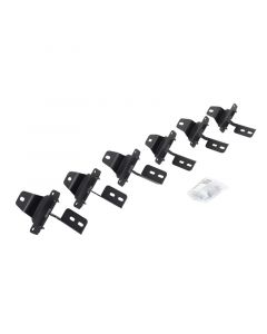 Go Rhino 18-22 Jeep Wrangler JLU 4DR Mounting Brackets (V-Series V3/RB10 Slim/RB20 Slim) - Tex. Blk buy in USA