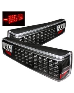 Xtune Ford MUStang 87-93 LED Tail Lights Black ALT-ON-FM87-LED-BK buy in USA