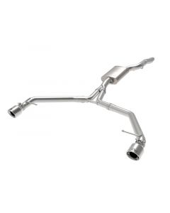 afe MACH Force-Xp 13-16 Audi Allroad L4 SS Axle-Back Exhaust w/ Polished Tips buy in USA