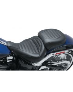 Mustang 18-23 Harley Fat Boy Standard Touring Passenger Seat - Black buy in USA