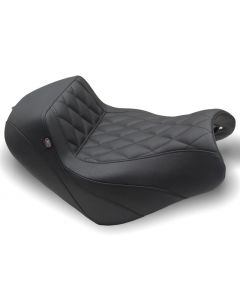 Mustang 15-23 Kawasaki Vulcan S Solo Seat Diamond Stitch - Black buy in USA