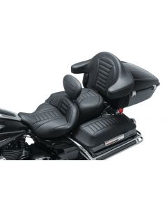 Mustang 08-21 Harley Electra Glide Std, Rd Glide ,Rd King, Str Glide Driver Backrest Deluxe - Black buy in USA