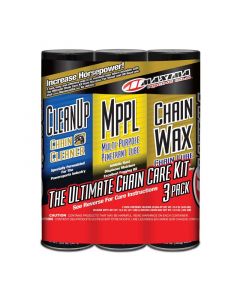 Maxima Chain Wax Ultimate Chain Care Combo Kit 3-Pack Aerosol buy in USA