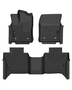 Husky Liners 2022 Toyota Tundra CrewMax X-ACT Front & 2nd Seat Floor Liner - Blk buy in USA