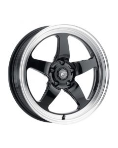 Forgestar D5 Drag 18x5.0 / 5x114.3 BP / ET-23 / 2.125in BS Gloss Black Wheel buy in USA