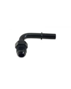 Vibrant 90 Degree Aluminum AN to Male Quick Connect Fitting -8AN - 0.375in Barb Size buy in USA