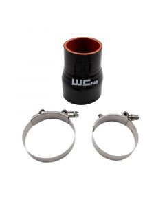 Wehrli 2.375in x 3in ID Straight Reducer 4.5in Long Silicone Boot and Clamp Kit buy in USA