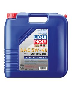 LIQUI MOLY 20L Leichtlauf (Low Friction) High Tech Motor Oil SAE 5W40 buy in USA