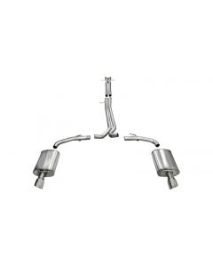 Corsa 10-13 Ford Taurus SHO 3.5L V6 Turbo Polished Sport Cat-Back Exhaust buy in USA