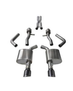 Corsa 15-16 Dodge Charger SRT / Scat Pack / R/T 6.4L Black Sport Cat-Back Exhaust buy in USA