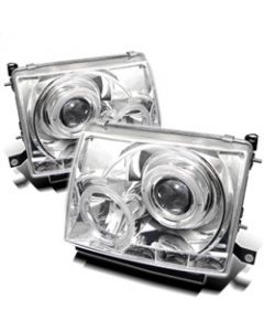 Spyder Toyota Tacoma 97-00 Projector Headlights LED Halo LED Chrome High H1 Low H1 PRO-YD-TT97-HL-C buy in USA