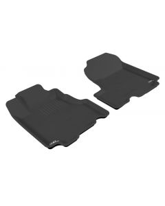 3D MAXpider 2007-2011 Honda CR-V Kagu 1st Row Floormat - Black buy in USA