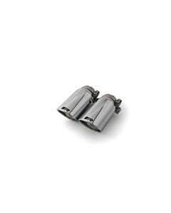 Remus Stainless Steel 84mm Angled Rolled Edge Chrome Tail Pipe Set (Pair) buy in USA