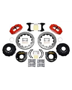 Wilwood Narrow Superlite 4R Rear P-Brk Kit 12.88in Drilled Red Chevy 12 Bolt w/ C-Clips buy in USA