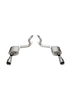 Corsa 24 Ford Mustang GT Touring Axle-Back Ex.Sys 3.0in Dual Rear Exit w/4.5in Straight Cut Tips buy in USA