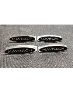 W222 S63 S600 S550 S500 S65 Maybach Style Mercedes-Benz S class Metallic Black Chrome Glossy Seat Emblems Logo Badges buy in USA