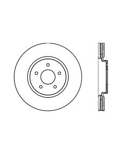 StopTech Nissan 370z / Infiniti G37 SportStop Drilled Front Right Rotor buy in USA