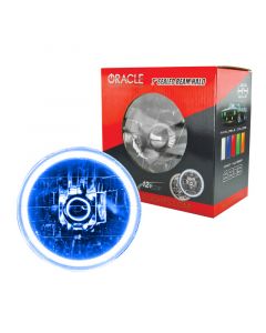 Oracle Pre-Installed Lights 7 IN. Sealed Beam - Blue Halo buy in USA