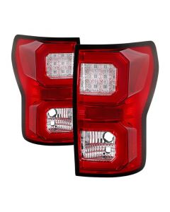 Spyder 07-13 Toyota Tundra V2 Light Bar LED Tail Lights - Red Clear ALT-YD-TTU07V2-LB-RC buy in USA