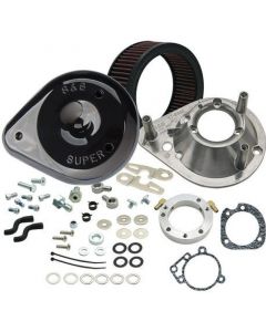 S&S Cycle 08-16 Touring Stock Bore Throttle By Wire Teardrop Air Cleaner Kit - Gloss Black buy in USA