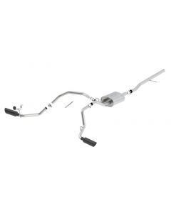 Borla 14-19 Chevrolet Silverado / GMC Sierra 1500 Cat-Back Touring Exhaust - 4in Tip buy in USA