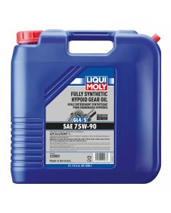 LIQUI MOLY 20L Fully Synthetic Hypoid Gear Oil (GL4/5) 75W90 buy in USA