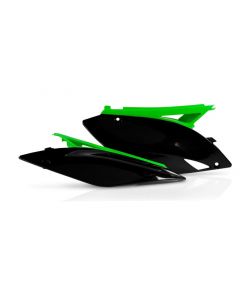 Acerbis 09-12 Kawasaki KX250F/ KX450F Side Panels - Black/Green buy in USA