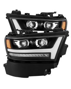 AlphaRex 19-20 Ram 1500HD PRO-Series Proj Headlight Plnk Style Blk w/Activ Light/Seq Signal/Plnk DRL buy in USA