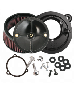 S&S Cycle 2008+ BT w/ S&S 58mm Throttle Body Stealth Air Cleaner Kit w/o Cover buy in USA