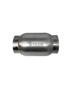 Ticon Industries 4in Body x 7in Length 3in Inlet/Outlet Titanium Bullet Resonator buy in USA