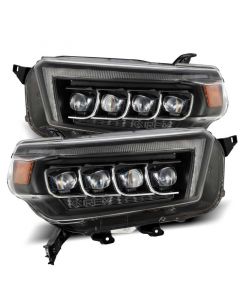 AlphaRex 10-13 Toyota 4Runner NOVA LED Projector Headlights Plank Style Black w/Seq Signal/DRL buy in USA