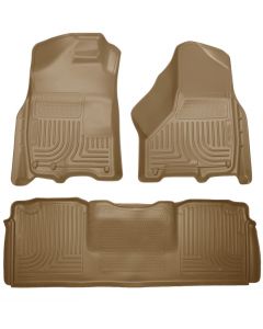 Husky Liners 10-12 Dodge Ram 2500/3500 Mega Cab WeatherBeater Combo Tan Floor Liners buy in USA