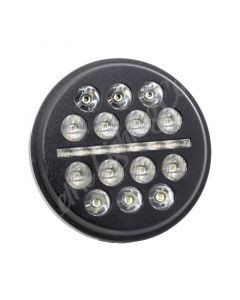 Letric Lighting 5.75? LED Black Buck-Shot Style mini-multi Headlight buy in USA