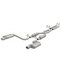 MagnaFlow 11-12 Dodge Charger SRT-8 Hemi Dual Split Rear Exit Stainless Cat-Back Performance Exhaust buy in USA