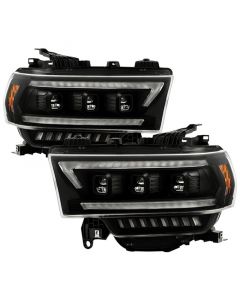 Spyder 19-22 Dodge Ram 2500/3500 (Halogen Model Only) Proj. Headlights (PRO-YD-DR19HDHALAP-SEQ-BK) buy in USA