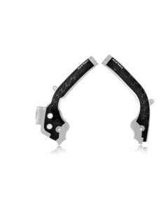 Acerbis 16-19 KTM 125-450 SX/SX-F/XC-F/XC/XC-W/EXC-F/ Husq Frame Guards- X-Grip - White/Black buy in USA