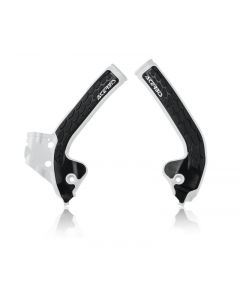 Acerbis 18+ KTM SX 85/ Husqvarna TC85/ 21+ GasGas MC85 Frame Guards- X-Grip - White/Black buy in USA