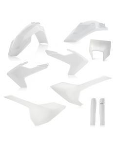 Acerbis 17-19 Husqvarna TE150-300/ FE250-501/ TE250i/ TE300i Full Plastic Kit - White buy in USA