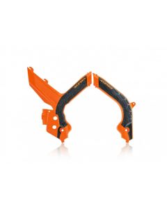 Acerbis 19-22 KTM SX125-250/SX-F/XC-F250-450/XC250/300/XC250-300tpi Frame Guard X Grip - Org/Blk buy in USA