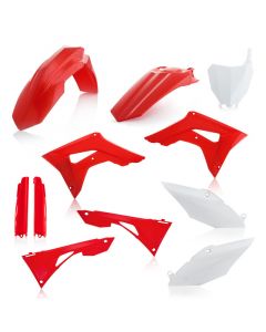 Acerbis 19-22 Honda CRF250R/450R/450R-S(Includes Airbox/Not Tank Cover)Full Plastic Kit - Red/White buy in USA