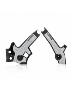 Acerbis 96+ Suzuki DR650 Frame Guards- X-Grip - Black/Gray buy in USA