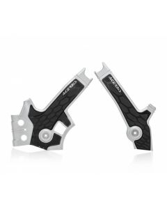 Acerbis 96+ Suzuki DR650 Frame Guards- X-Grip - Gray/Black buy in USA