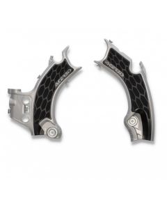 Acerbis 21+ Honda CRF250R/250RX/CRF450R/RX/ CRF450R-S Frame Guards- X-Grip - Silver/Black buy in USA