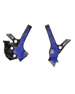 Acerbis 22+ Yamaha YZ85 Frame Guards- X-Grip - Black/Blue buy in USA