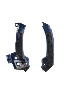 Acerbis 23+ Husqvarna FC/FX/ TC/ TXi/ FE/ TE Frame Guards- X-Grip - Blue/Black buy in USA