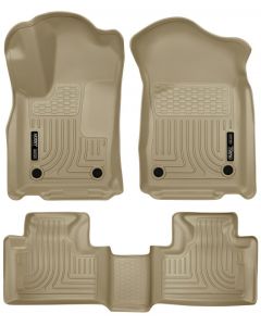 Husky Liners 16-22 Dodge Durango Weatherbeater Tan Front & 2nd Seat Floor Liners buy in USA