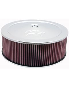 K&N Round Air Filter Assembly 5.25in ID / 5in Height / 5.125in Neck Flange / 1 1/4in Drop Base buy in USA