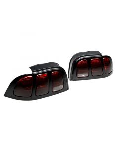 Raxiom 96-98 Ford Mustang Tail Lights- Black Housing (Smoked Lens) buy in USA